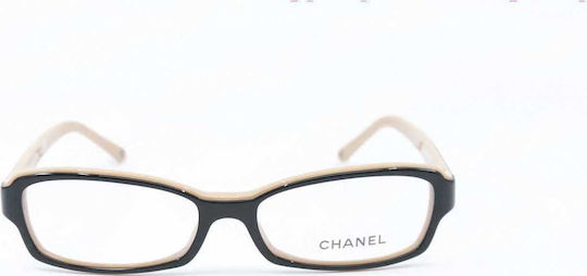 Chanel Plastic Eyeglass Frame Black 3158 1133