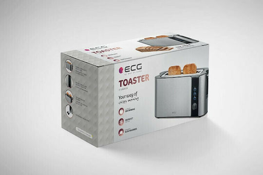 ECG ST 10630 SS ST10630SS Toaster 2 Schlitze 1000W Inox