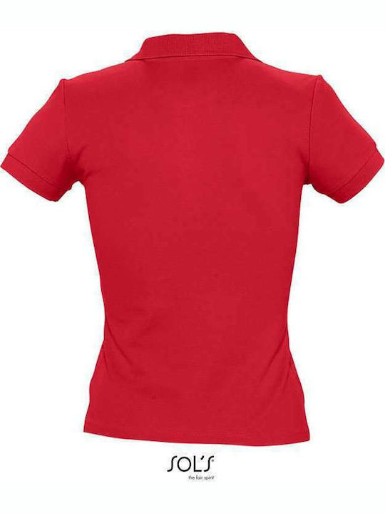 Sol's People Women's Short Sleeve Promotional Blouse Red