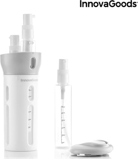 InnovaGoods ForDrops White Plastic Travel Bottle 40ml with Case