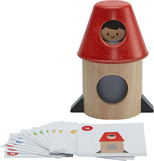 Plan Toys Όχημα Διαστημόπλοιο από Ξύλο για 24+ Μηνών