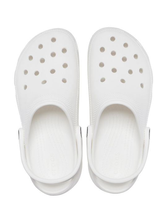 Crocs Classic Crush Anatomic Clogs White