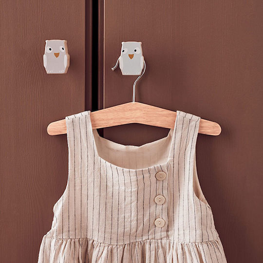 Kids Concept Παιδική Κρεμάστρα Ξύλινη 4x5x5.5εκ.