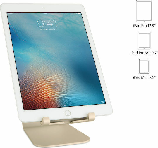 Rain Design mStand Βάση Tablet Γραφείου έως 13" σε Χρυσό χρώμα
