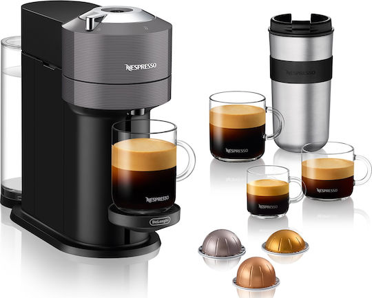 De'Longhi Next Καφετιέρα για Κάψουλες Vertuo Πίεσης 19bar Dark Grey