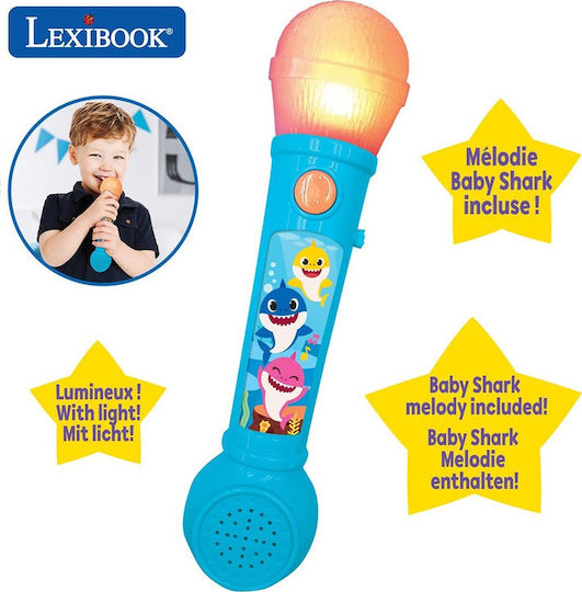 Lexibook Microfon Karaoke Baby Shark pentru 2+ Ani