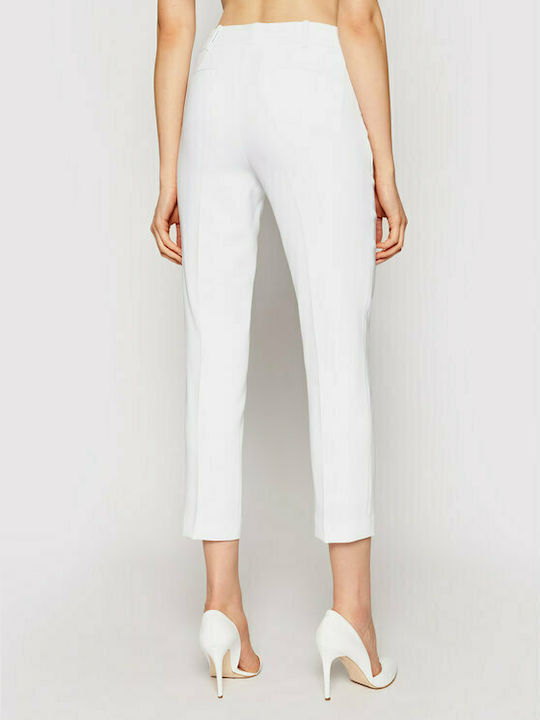 Michael Kors MS13014ENX Women's Fabric Capri Trousers in Regular Fit White