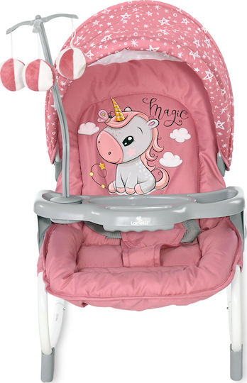 Lorelli Dream Time Χειροκίνητο Relax Μωρού Rose Velvet Unicorn