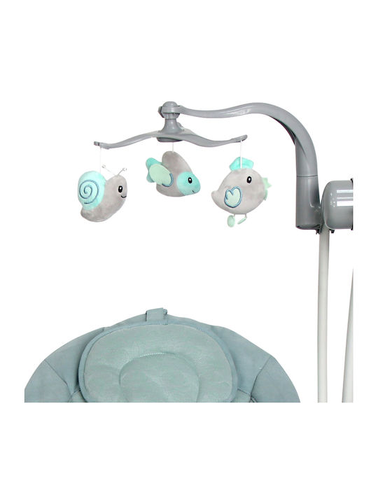 Lorelli Electric Baby Relax Swing Tango with Music and Vibration Rose Stars for Child up to 12kg