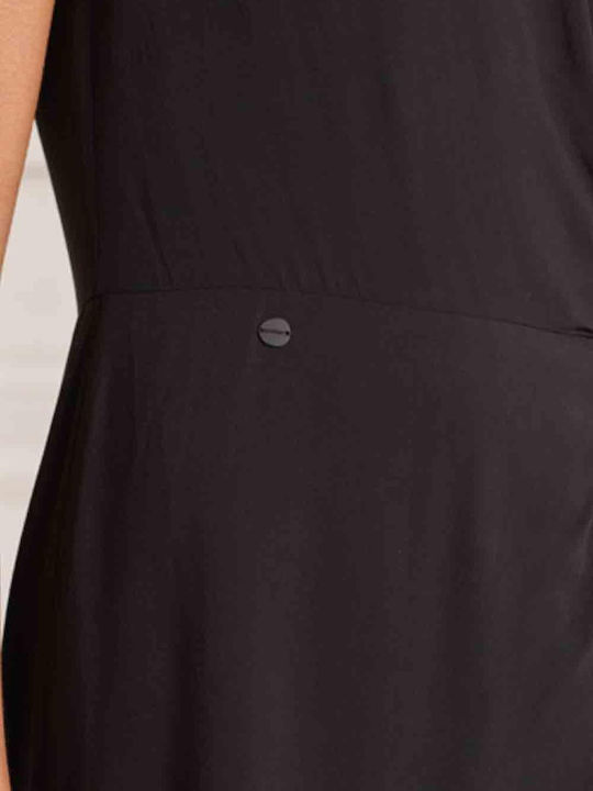 Sommer Mini Damenkleid Schwarz