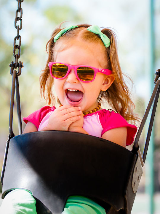 Real Shades Surf Kids Unbreakable Kids Sunglasses Black For 4-6 Years