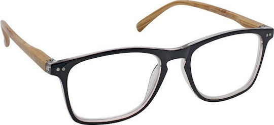 Eyelead Ε211 Reading Glasses +2.25 Black/Brown E 211