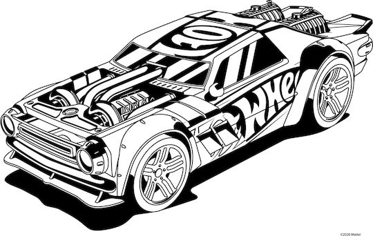 Diakakis Drawing Pad Hot Wheels 1pcs