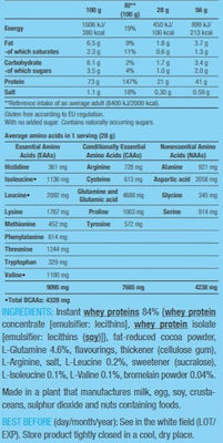 Biotech USA 100% Pure Whey Πρωτεΐνη Ορού Γάλακτος Χωρίς Γλουτένη με Γεύση Cookies & Cream 28gr
