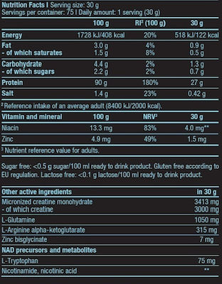 Biotech USA Iso Whey Zero Black Πρωτεΐνη Ορού Γάλακτος Χωρίς Γλουτένη & Λακτόζη με Γεύση Βανίλια 500gr