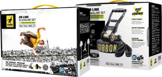 Gibbon Slacklines Ιμάντας Ισορροπίας Μαύρος