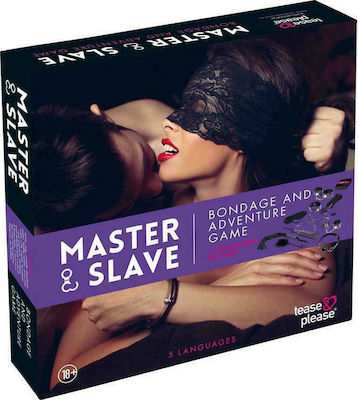 Tease & Please Master Slave Bondage & Adventure Game Kit BDSM în Culoarea Violet