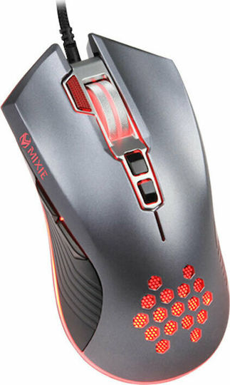 Mixie M10 RGB Геймърска Мишка 4800 DPI Сив
