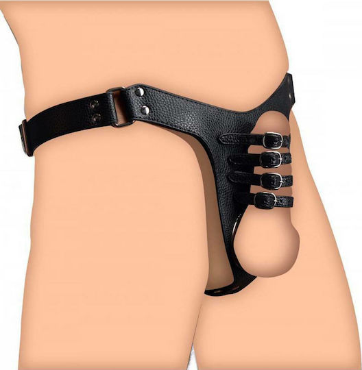 XR Strict Leather Male Chastity Harness