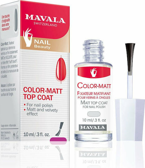 Mavala Switzerland Deckschicht für normale Nagellacke Matt 10ml
