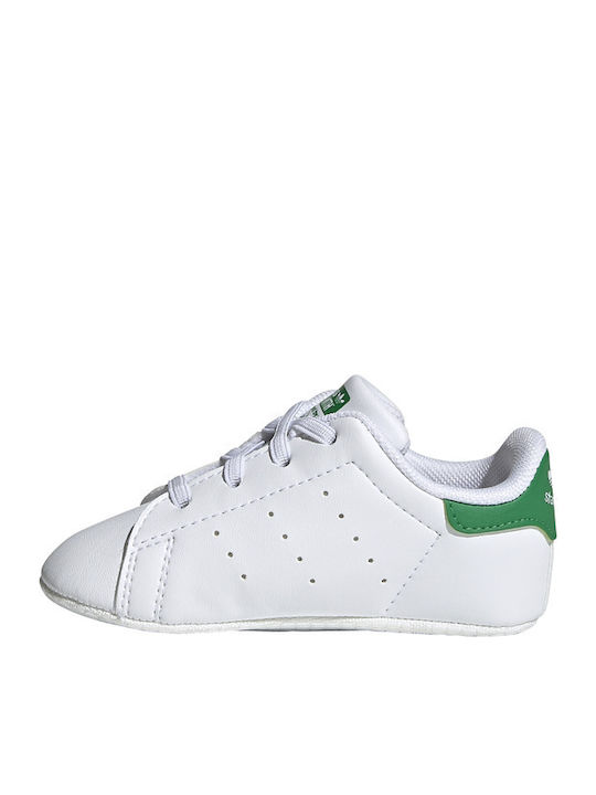 adidas Βρεφικά Sneakers Αγκαλιάς Λευκά Stan Smith