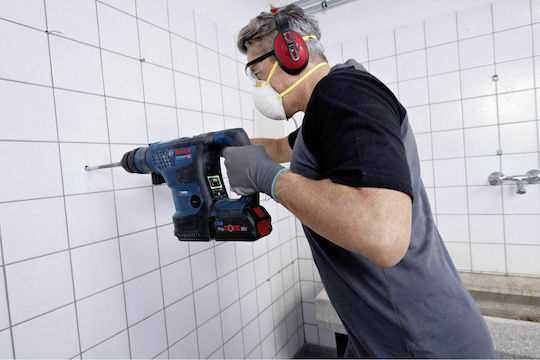 Bosch GBH 18V-34 CF Kit Impact Demolition Hammer Battery Brushless 18V 2x5.5Ah with Chuck SDS Plus 0611914003