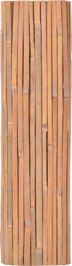 vidaXL Bamboo Fencing Bamboo with Half Wood 1x6m