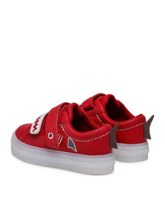 Flare Scale Lo Kids Sneakers Anatomic with Scratch Red