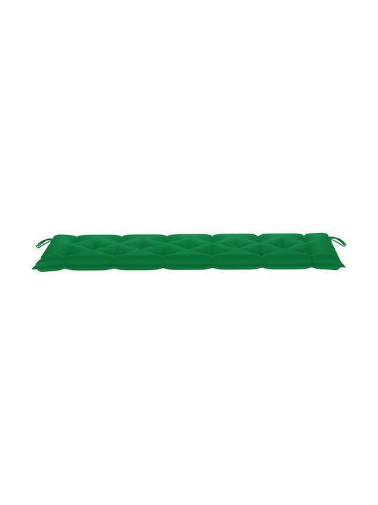 vidaXL Wasserdicht Gartenbankkissen Green 180x50cm. 314973
