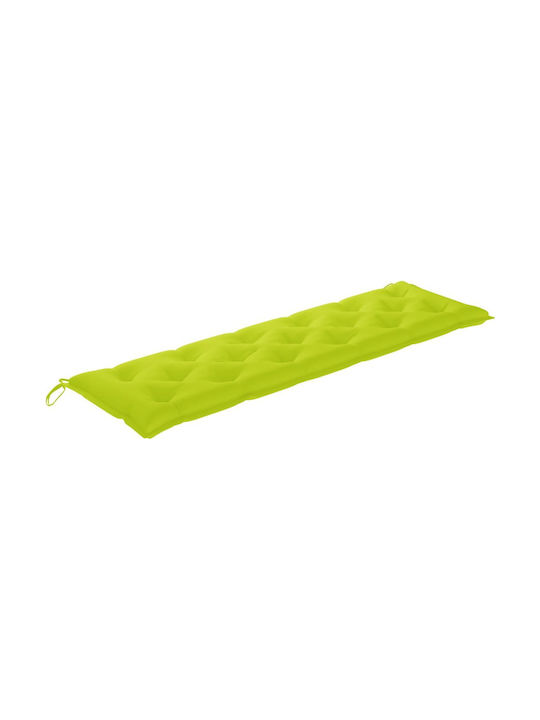 vidaXL Wasserdicht Gartenbankkissen Green 50x180cm.