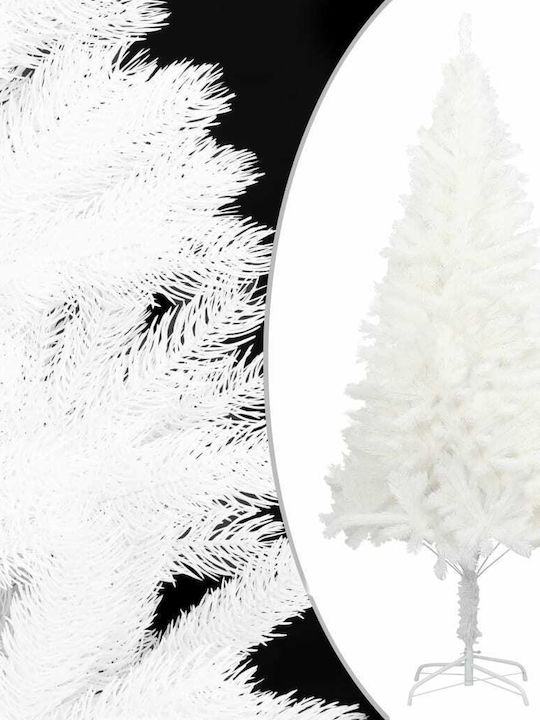 Christmas White Tree with Metallic Base H210cm