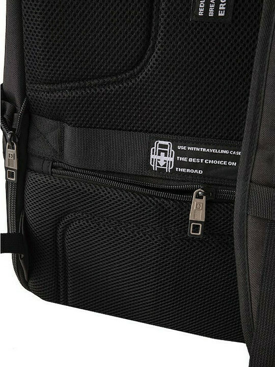 Suissewin Backpack Αδιάβροχο Μαύρο