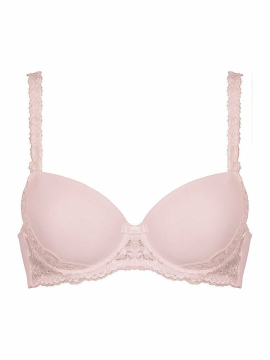 7457 Bra without Padding Underwire Pink