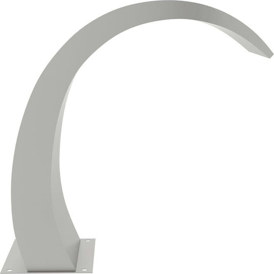 vidaXL Pool Waterfall with LED Lighting made of Stainless Steel 70x22x60cm Silver