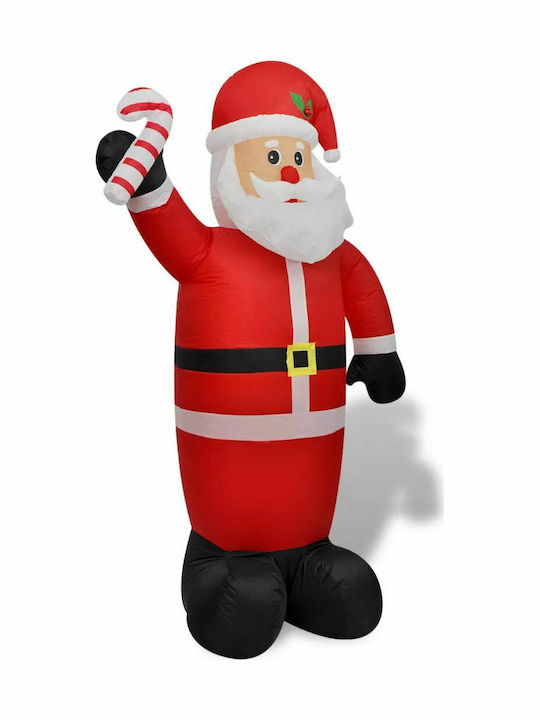 vidaXL Inflatable Illuminated Santa Claus Electric Red