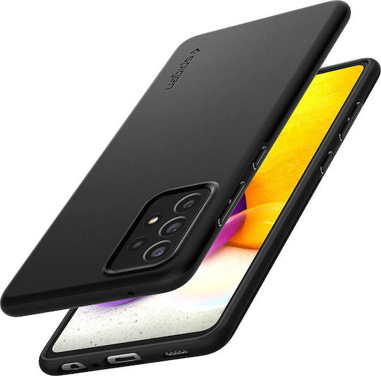 Spigen Thin Fit Back Cover Σιλικόνης 1.55mm Μαύρο (Galaxy A72)