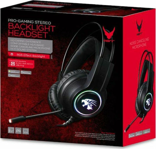 Platinet Varr VH8030 Over Ear Gaming Headset with Connection 2x3.5mm / USB