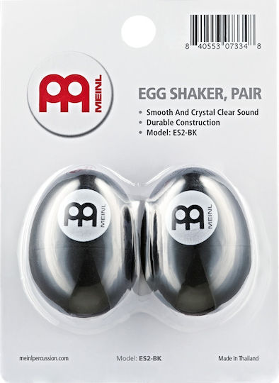 Meinl Egg Shaker Pair Black