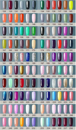 Canni Classic Semi-Permanent Nail Polish 254 Water Blue 7.3ml 1pcs