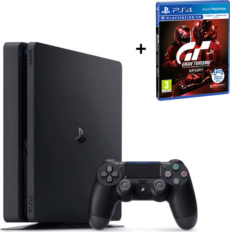 Sony PlayStation 4 Slim 500GB & Gran Turismo Sport | Skroutz.gr