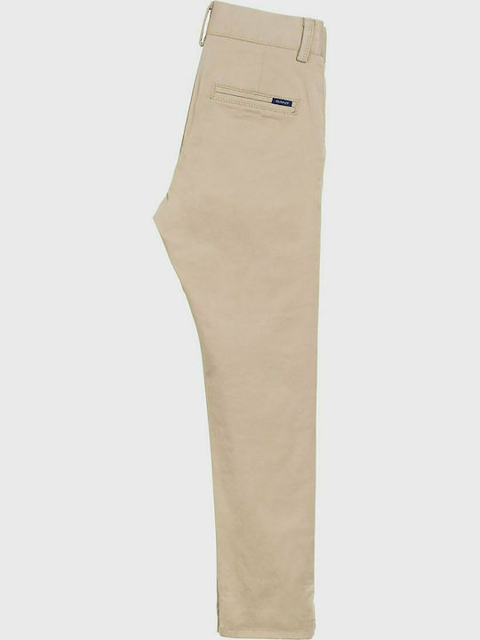 Gant Boys Fabric Chino Trouser Beige