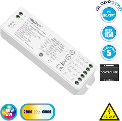 GloboStar Fără fir Controler RGBW și RGB RF: RF (Radiofrecvență) 73422