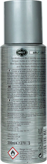 Brut Identity Αποσμητικό σε Spray 200ml