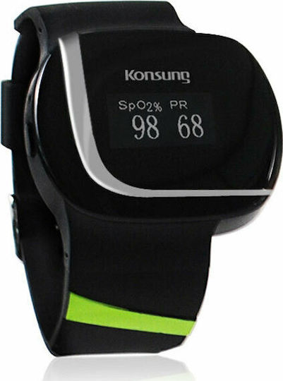 Mobiak W01LT Pulsoximeter Handgelenk Für Kinder mit Bluetooth Schwarz