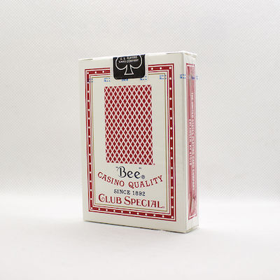 Bee Standard Index Plasticized Card Deck Red/Blue