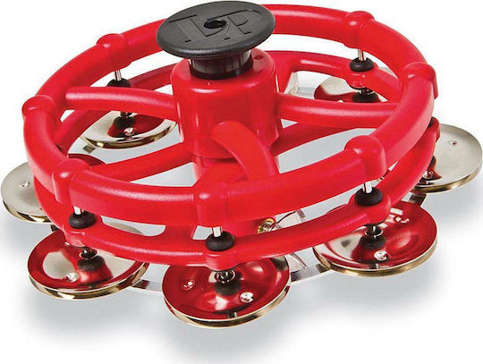 Latin Percussion Click Κόκκινο Πλαστικό Ντέφι Hi-Hat με Μονή Σειρά Ζίλιες