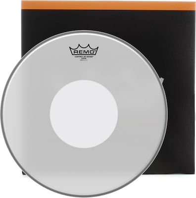 Remo Controled Sound Coated White Dot Drumhead für Schlagzeug 14"