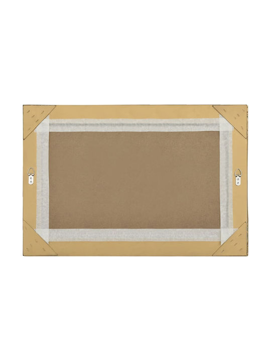 vidaXL Wall Mirror with Gold Wooden Frame 40x60cm 1pcs