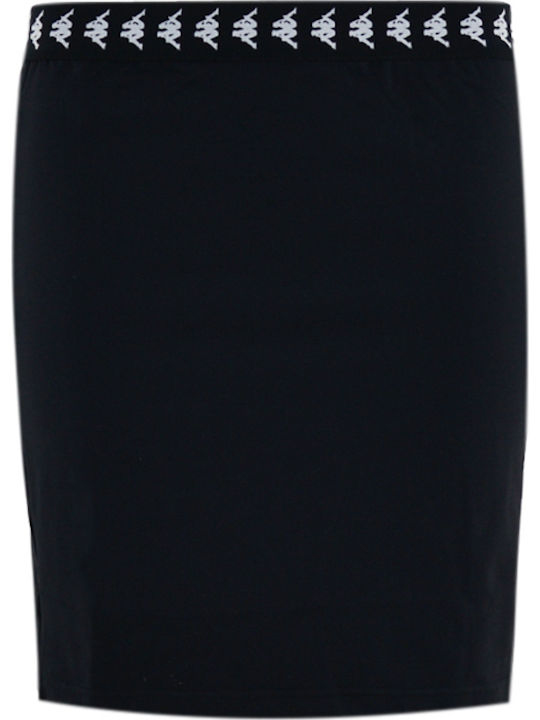 222 Banda Eygon High-waisted Midi Skirt Black