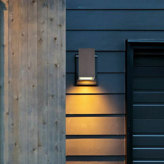 V-TAC Modern Lamp Wall with Socket G9 Gray 10x12x10cm